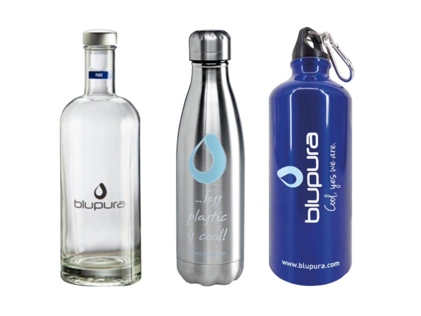 Sabary 10er Set Dankeschön-Wasserflaschen, 750 Ml – Leichte Alu-Flaschen Für Mitarbeiter & Events