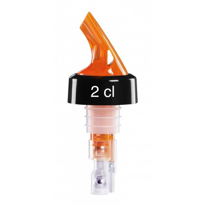 Portionierer Ausgießer Compact Neon-Orange 20 ml mit präzisem 3 Kugelsystem