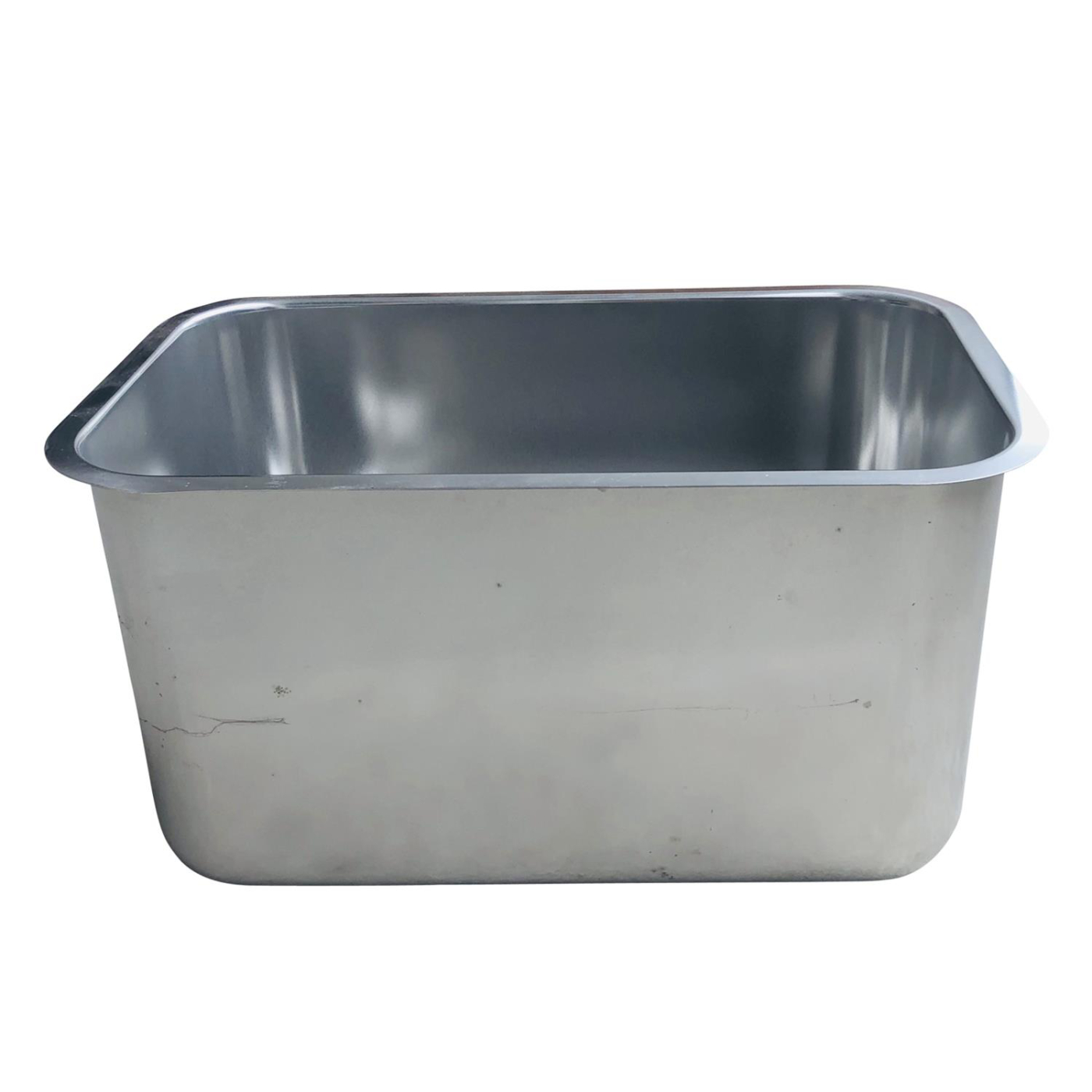 Spülbecken Gastrobecken 50x30cm - 30cm tief - Edelstahl - Ab- und Übe