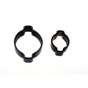 Schlauchschellen Edelstahl 2-Ohr-Klemmen für 4mm...