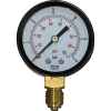 BieTal® Manometer Arbeitsmanometer 0-6 bar & 50mm Durchmesser & 1/4 Zoll Gewinde