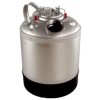 Reinigungsbehälter Micro Matic Edelstahl - 9 Liter - 1 Fitting