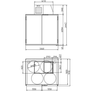 Faßkühler Fassvorkühler Stahlblech für 4-10 Fässer Aufsatzkühlgerät aus Stahlblech