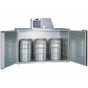 Faßkühler Fassvorkühler Ausschnitt oben Stahlblech für 6-14 Fässer ohne Kühlgerät