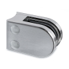 Glasklemme Glashalter Typ 22 - Zinkdruckguss - Edelstahl-Design - für 38,1mm (1,5 Zoll) Rohr - 6,76mm