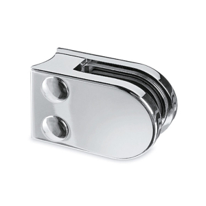 Glasklemme Glashalter Typ 27 - Zinkdruckguss - Chrom-Design - für 38,1mm (1,5 Zoll) Rohr - 4mm