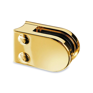 Glasklemme Glashalter Typ 27 - Zinkdruckguss - Messing-Design - für 38,1mm (1,5 Zoll) Rohr - 8mm