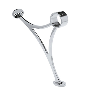 Fußlaufstütze Fusslaufträger - Style 101 - 50,8mm (2 Zoll) - Chrom Design