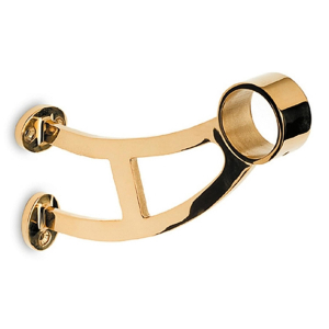 Fußlaufstütze Handlaufstütze - Style 102 - 50,8mm (2 Zoll) - Messing-Design