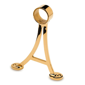 Fußlaufstütze Handlaufstütze - Style 103 - 50,8mm (2 Zoll) - Messing Design