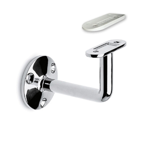 Handlaufstütze Fußlaufstütze - Style 119 - geschraubt - Chrom Design