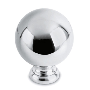 Endkugel für Edelstahlrohr - 50,8mm (2 Zoll) - Chrom-Design - geschraubt