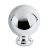 Endkugel für Edelstahlrohr - 50,8mm (2 Zoll) - Chrom-Design - geschraubt