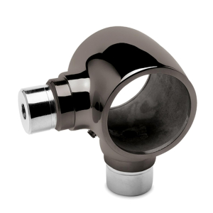 Kugelrohrverbinder mit 2 Abzweig 90 Grad - 25,4mm (1 Zoll) - Anthrazit-Design