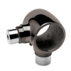 Kugelrohrverbinder mit 2 Abzweig 90 Grad - 25,4mm (1 Zoll) - Anthrazit-Design