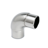 Rohrverbinder 90 Grad für Edelstahlrohr - 25,4mm (1 Zoll) - Edelstahl-Design - rund