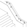 Rohrverbinder variabel bis 180 Grad für Rohr - 38,1mm (1,5 Zoll) - Anthrazit-Design