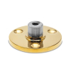 Innenflansch für Edelstahlrohr Rundrohr - 25,4mm (1 Zoll) - Messing-Design