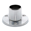 Wand- und Bodenflansch Rohrhülse - 25,4mm (1 Zoll) - Edelstahl-Design - Aufstecksystem
