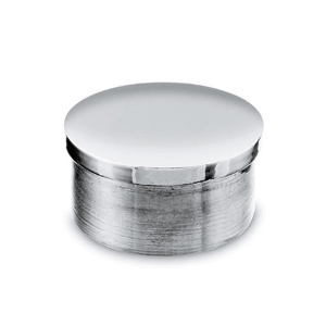 Endkappe flach für Edelstahlrohr Konstruktionsrohr -...