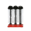 Gläserspülbürste Spülbürste Gläserspüler Gläserbürste Schankbürste 3-fach 25cm