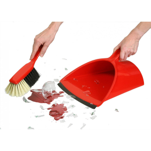 Profi Gastro Kehrgarnitur JUMBO in rot