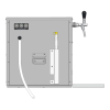 LINDR AS-110 INOX Tropical Green Line Auftheke Bierzapfanlage Bierkühler 3-leitig