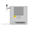 LINDR AS-110 INOX Tropical Green Line Auftheke Bierzapfanlage Bierkühler 3-leitig