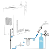 Tafelwasseranlage Sprudel Wasserspender Tafelwassergerät Zapfanlage 20 Ltr/h SET