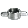 Flügelmutter Bier - Messing vernickelt - 5/8 Zoll Bohrung 14mm - 50 Stück