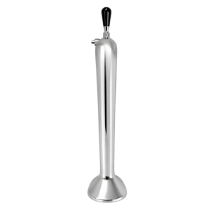 BieTal® Classic Cobra Schanksäule Zapfsäule 1-leitig 7mm Chrom mit Schankhahn