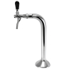 BieTal® Classic Cobra Schanksäule Zapfsäule 1-leitig 7mm Chrom mit Schankhahn