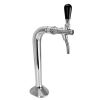 BieTal® Classic Cobra Schanksäule Zapfsäule 1-leitig 7mm Chrom mit Schankhahn