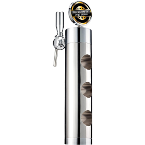 Schanksäule Zapfsäule Bierschanksäule Cavus Chrom 1-leitig 2-leitig