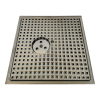 BieTal® Einlass Schänke Tropf Mulde 53x53cm Prismen Gläserdruckspüler Ablauf rechts