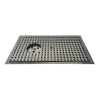 BieTal® Einlass Schänke Tropf Mulde 60x32cm Prismen Gläserdruckspüler Ablauf rechts