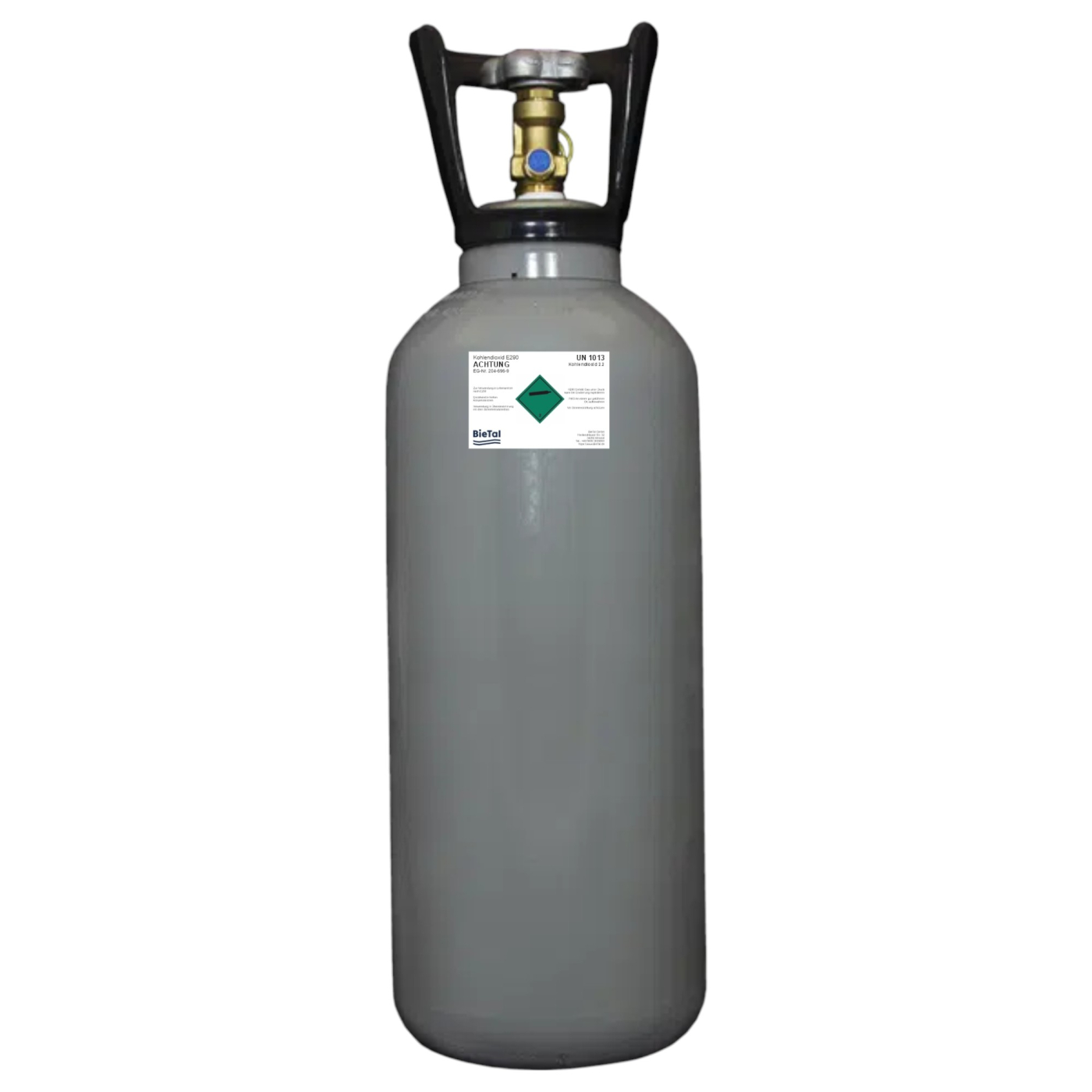 BieTal® CO2 Kohlensäure Flasche Stahl 6 kg E290 TÜV