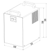 BieTal® Sprudel Tafelwasseranlage BT-25U mit Schanksäule Classic mit 3 Hebel