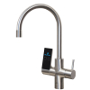 blupura BluSeven Wasserarmatur Küchenarmatur Mischbatterie INOX 7-Wege C-Auslauf