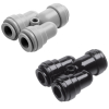 Y-Verbinder 2-fach Doppel Steckverbinder aus Acetal für Schläuche & Rohre