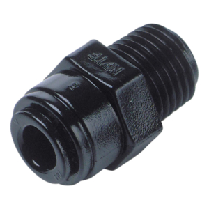 Einschraub Verbinder - schwarz - Gewinde BSPT-PT 1/8 Zoll...