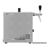 Bierkühler Bierzapfanlage 35 Liter KOMPLETTSET 5/8 Zoll - KEG Kombi - CO²  2 kg