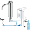 BieTal® Sprudel Tafelwasseranlage BT-25U Sprudelwasser Schanksäule 245 & Filter