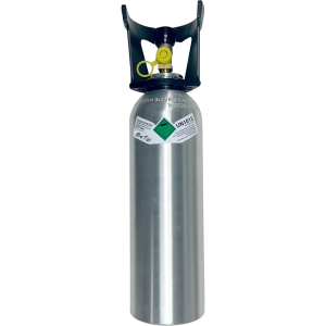 CO2 Kohlensäure Flasche BieTal® ALU mit Füllung 2 kg mit Drehventil & TÜV-Zulassung