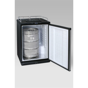 Exquisit Fassbierkühlschrank Bierkühler BK 160 mit Edelstahl Tropfkasten