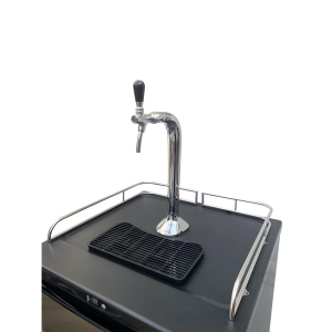 Fassbierkühlschrank Bierkühler BK 160 - Schanksäule 1-ltg Chrom CNS Tropfkasten