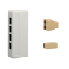 LogiCO2 RJ45 Splitter Verteiler für CO2 Gaswarnanlage Gaswarngeräte Mk9