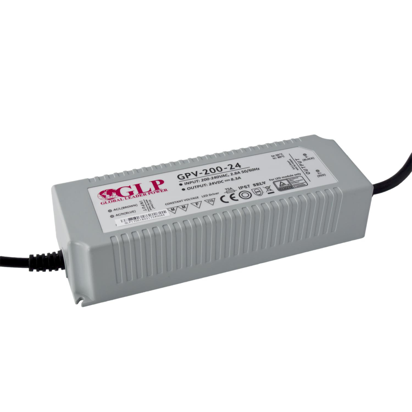 YXHL Netzteil 300 W, 24 V DC, IP67 Wasserdicht – Für LED-Streifen, Neonlicht, Außenbereich
