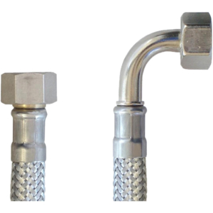 Panzerschlauch Wasser Gewebe Flexschlauch - DN19 - 3/4...