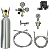 Anschlußpaket Tafelwasseranlagen Auftischgerät Panzerschlauch ohne Filter mit AS & 2Kg CO2